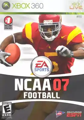 NCAA Football 07 (USA) box cover front